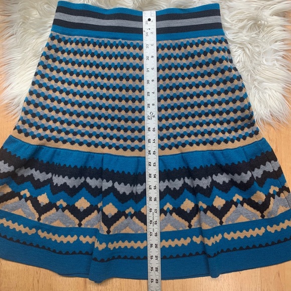 Anthropologie Girls From Savoy skirt Blue Sweater - Picture 8 of 9